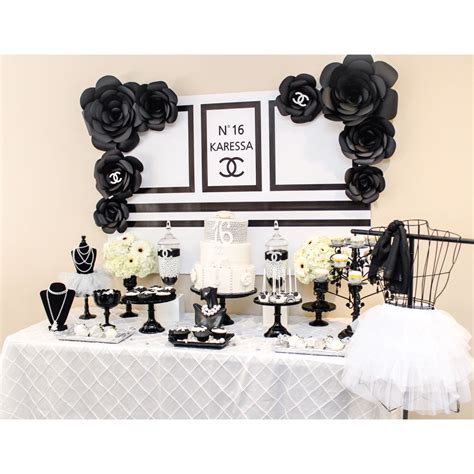 coco chanel party|Coco Chanel backdrop.